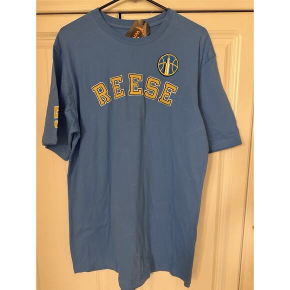 NWT FISLL Adult Men's Women's Angel Reese Chicago Sky #5 WNBAT Shirt L $39.99 - Picture 1 of 6